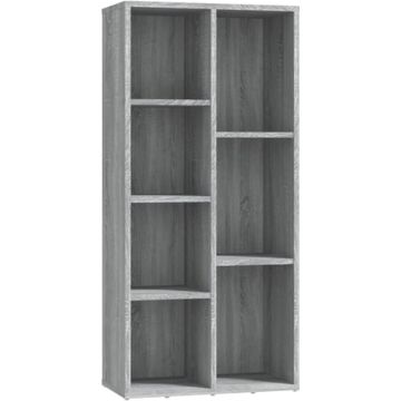 vidaXL Boekenkast 50x25x106 cm grijs sonoma eikenkleurig