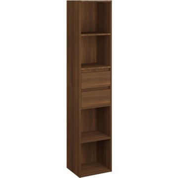 vidaXL Boekenkast 36x30x171 cm bewerkt hout bruineikenkleurig