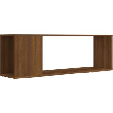 vidaXL Tv-meubel 100x24x32 cm bewerkt hout bruineikenkleurig