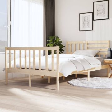 vidaXL Bedframe massief hout 120x200 cm