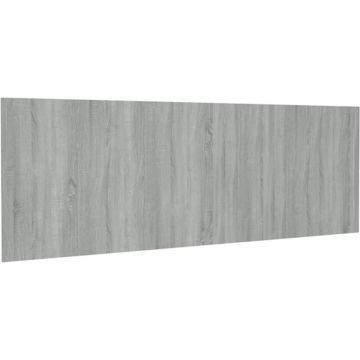 vidaXL Hoofdbord wandmodel 240x1,5x80 cm bewerkt hout grijs sonoma