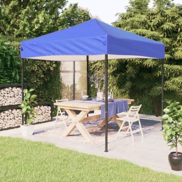 vidaXL Partytent inklapbaar 2x2 m blauw