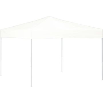 vidaXL Partytent inklapbaar 3x3 m wit