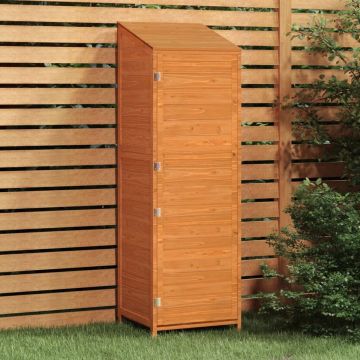 vidaXL Tuinschuur 55x52x174,5 cm massief vurenhout bruin