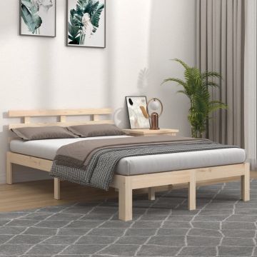 vidaXL Bedframe massief hout 180x200 cm 6FT Super King