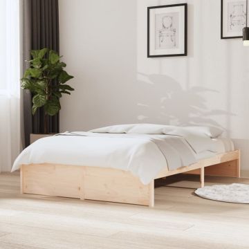 vidaXL Bedframe massief hout 120x200 cm