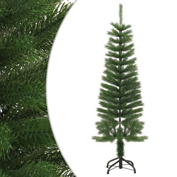 vidaXL Kunstkerstboom met standaard smal 120 cm PE