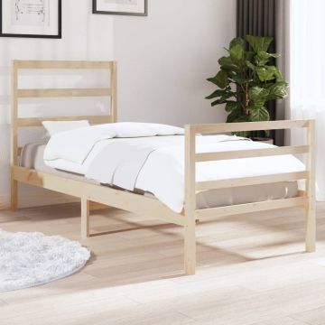 vidaXL Bedframe massief grenenhout 90x190 cm 3FT Single