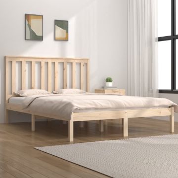 vidaXL Bedframe massief grenenhout 120x200 cm