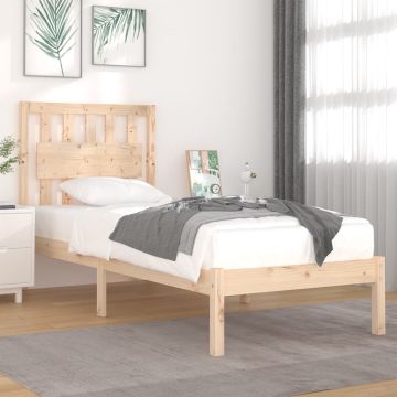 vidaXL Bedframe massief grenenhout 90x200 cm