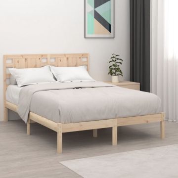 vidaXL Bedframe massief hout 120x190 cm 4FT Small Double