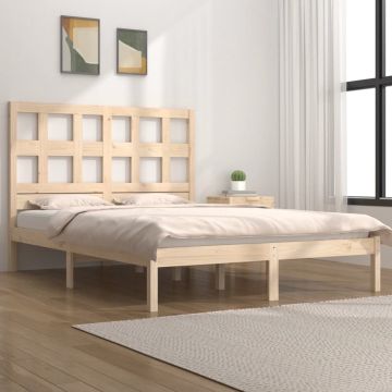 vidaXL Bedframe massief grenenhout 120x200 cm