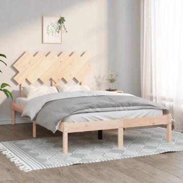 vidaXL Bedframe massief hout 120x190 cm 4FT Small Double