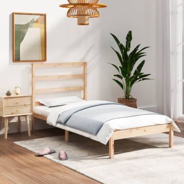 vidaXL Bedframe massief hout 90x190 cm 3FT Single