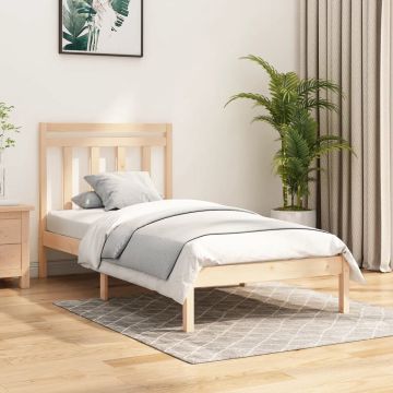 vidaXL Bedframe massief hout 90x190 cm 3FT Single