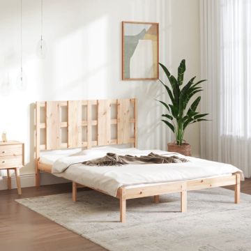 vidaXL Bedframe massief hout 120x190 cm 4FT Small Double