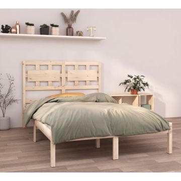 vidaXL Bedframe massief hout 120x190 cm 4FT Small Double