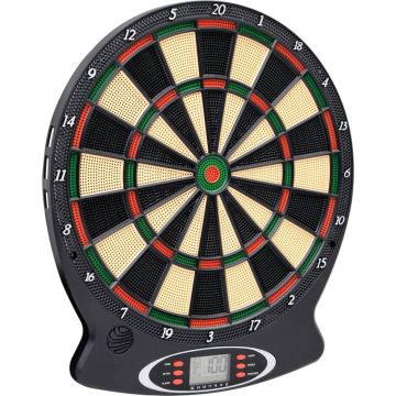 Furniture Limited - Dartbord elektrisch met darts polypropeen zwart