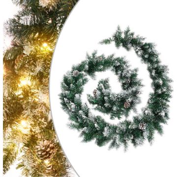 vidaXL Kerstslinger met LED-lampjes 2,7 m PVC groen