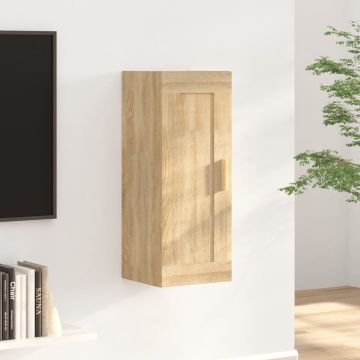 vidaXL Hangkast 35x34x90 cm bewerkt hout sonoma eikenkleurig