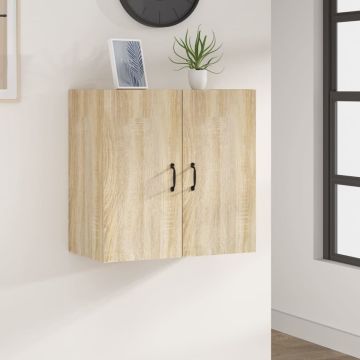 vidaXL Hangkast 60x31x60 cm bewerkt hout sonoma eikenkleurig