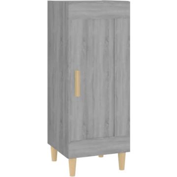 vidaXL Dressoir 34,5x34x90 cm bewerkt hout gerookt eiken