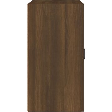 vidaXL Wandkast 60x31x60 cm bewerkt hout bruineikenkleurig