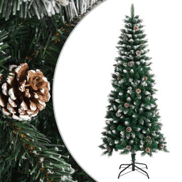 vidaXL Kunstkerstboom met standaard 180 cm PVC groen