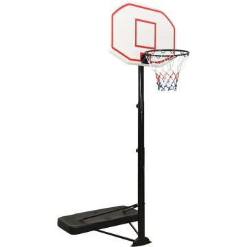 LuxeLivin' - Basketbalstandaard 258-363 cm polyetheen wit