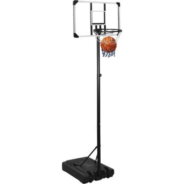 VDXL Basketbalstandaard 235-305 cm polycarbonaat transparant