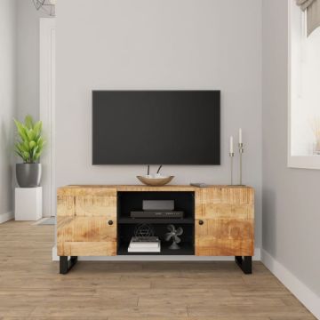 vidaXL Tv-meubel 105x33x46cm massief mangohout