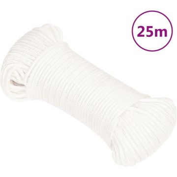 vidaXL Boottouw 3 mm 25 m polypropyleen volwit