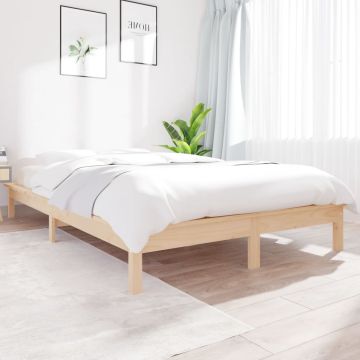 vidaXL Bedframe massief grenenhout 180x200 cm 6FT Super King