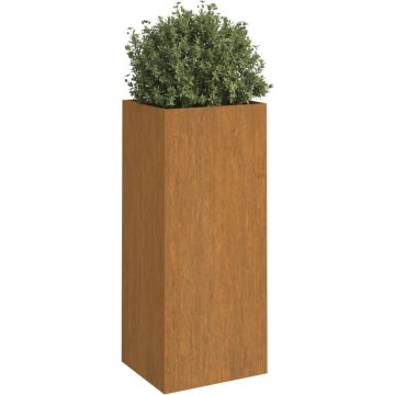 Plantenbak 32x27,5x75 cm cortenstaal