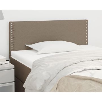 vidaXL Hoofdbord 80x5x78/88 cm stof taupe