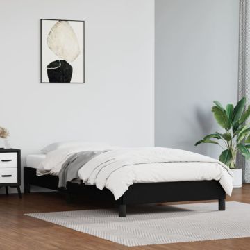 vidaXL Bedframe kunstleer zwart 80x200 cm