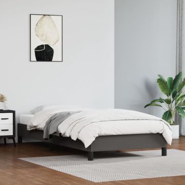 vidaXL Bedframe kunstleer grijs 80x200 cm