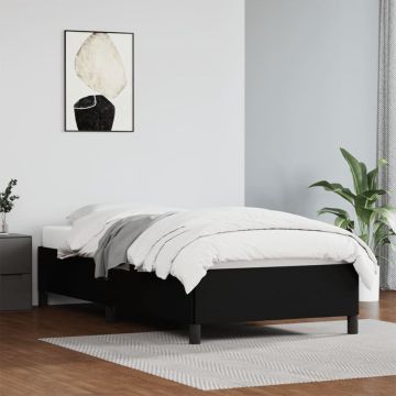 vidaXL Bedframe kunstleer zwart 80x200 cm