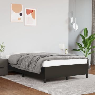 vidaXL Bedframe kunstleer zwart 120x200 cm