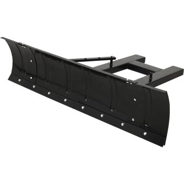 vidaXL Sneeuwploeg voor heftruck 150x38 cm zwart