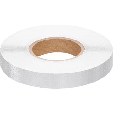 vidaXL Reflecterende tape 2,5 cm x 50 m PVC wit