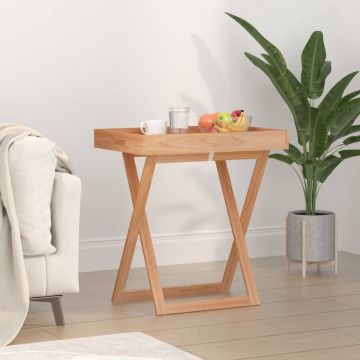 vidaXL Dienbladtafel inklapbaar 52x36x56,5 cm walnotenhout