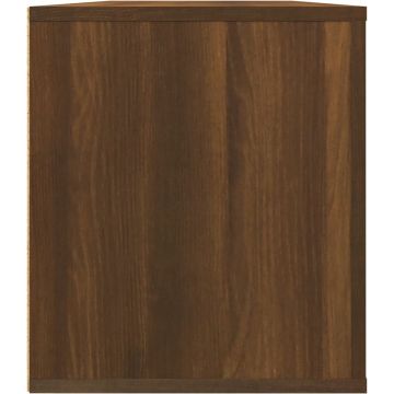 vidaXL Tv-meubel 100x35x40 cm bewerkt hout bruineikenkleurig