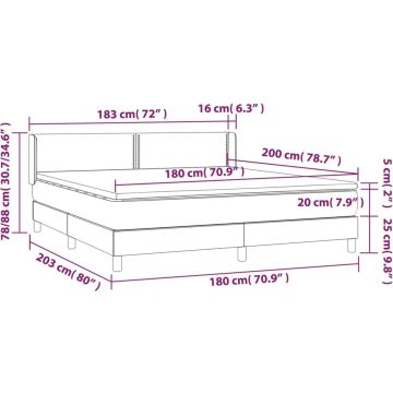 vidaXL-Boxspring-met-matras-fluweel-donkergrijs-180x200-cm