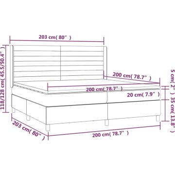 vidaXL-Boxspring-met-matras-stof-crèmekleurig-200x200-cm