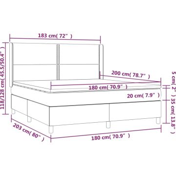 vidaXL-Boxspring-met-matras-fluweel-zwart-180x200-cm