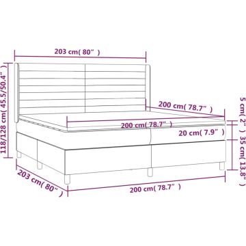 vidaXL-Boxspring-met-matras-en-LED-fluweel-zwart-200x200-cm