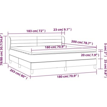 vidaXL-Boxspring-met-matras-stof-zwart-180x200-cm