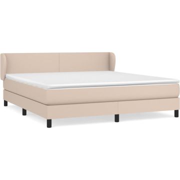 vidaXL-Boxspring-met-matras-kunstleer-cappuccinokleurig-180x200-cm