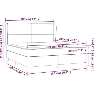 vidaXL-Boxspring-met-matras-stof-donkerbruin-180x200-cm